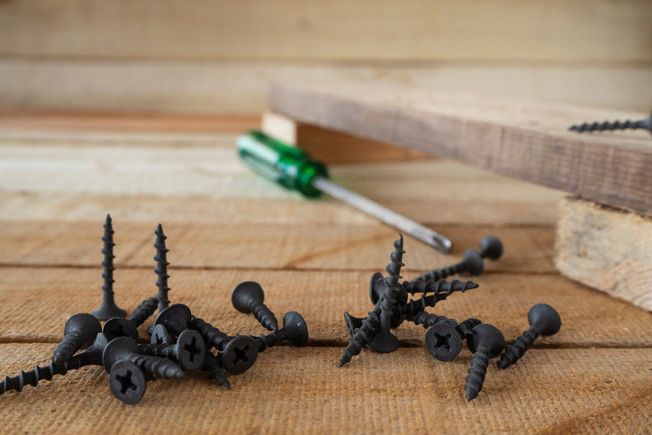 4.0 x 30mm Black Stainless Steel Screws (Pack of 100)